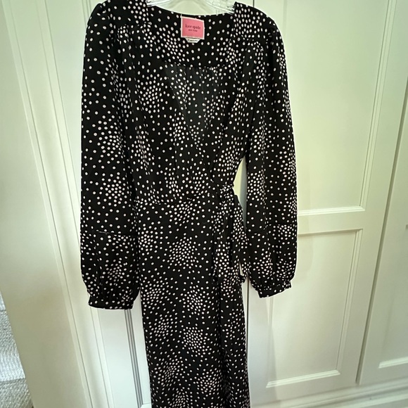 Kate Spade Festive Confetti Wrap Dress - Picture 7 of 7